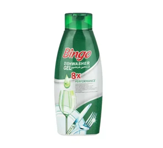 ژل ماشین ظرفشویی بینگو مدل 8x (هشت کاره) وزن 900 گرم
